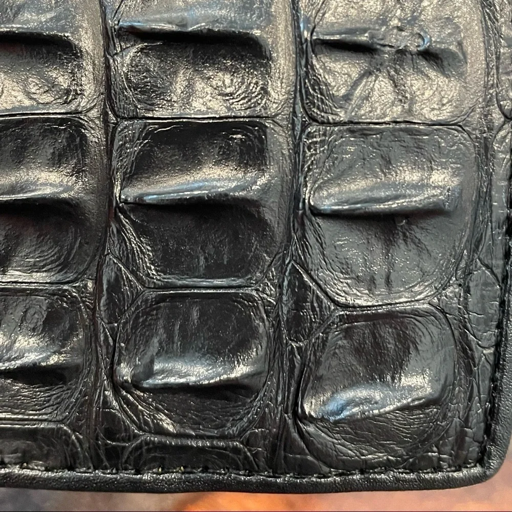 Authentic Crocodile Leather Wallet 1A